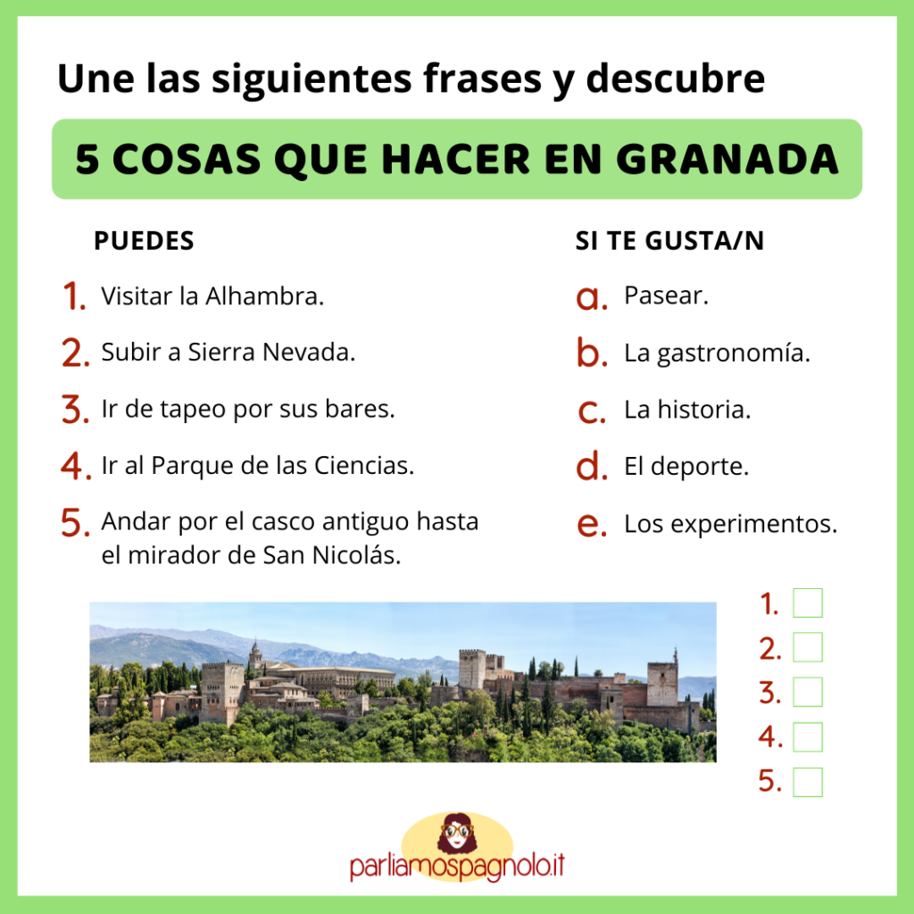 5 cosas que hacer en Granada
