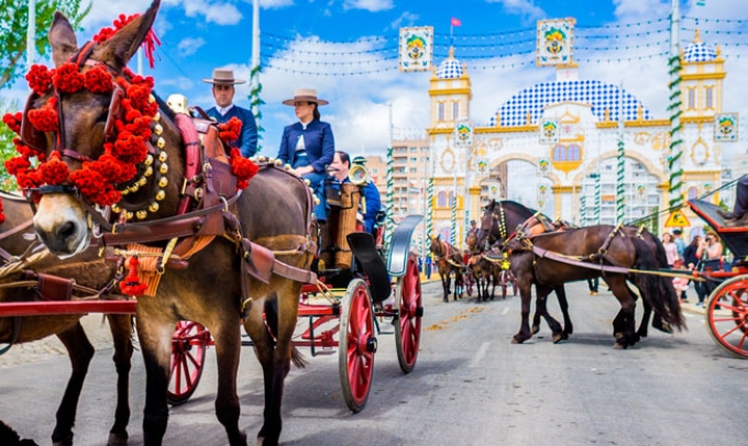 Fiestas y tradiciones, la Feria de Abril de Sevilla